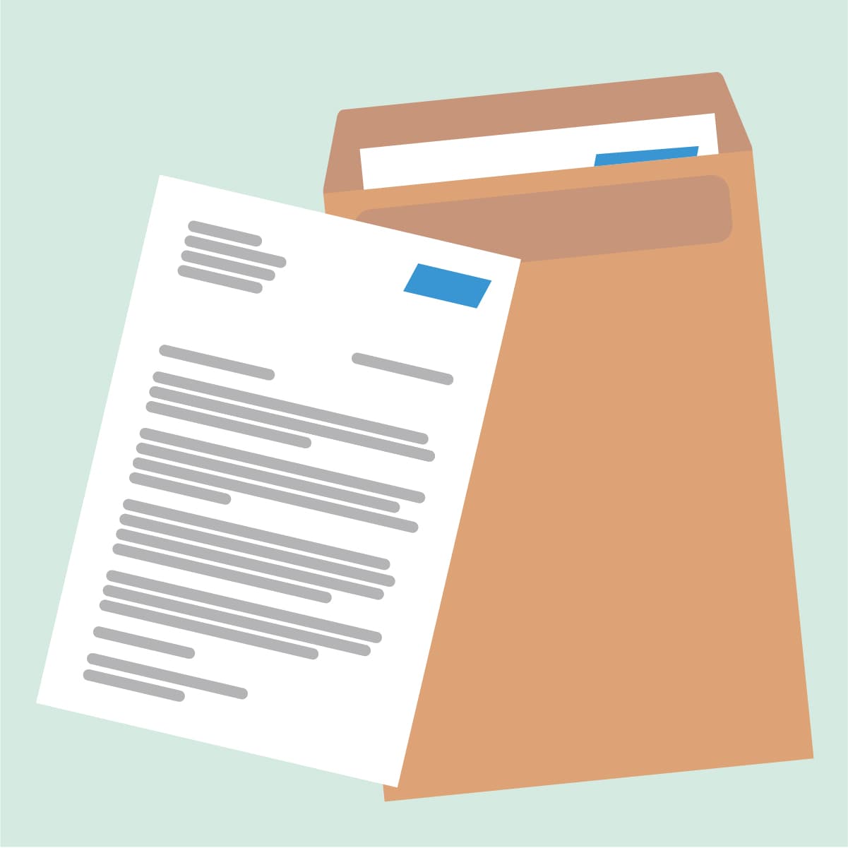 An illustration of an invitation letter.